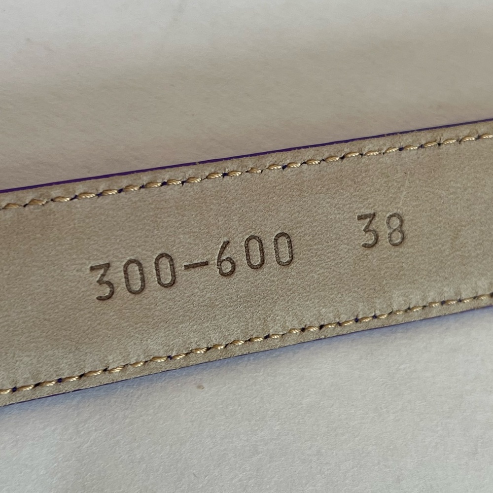 1990’s Escada EE Filigree Belt 38/8 - Picture 4 of 7